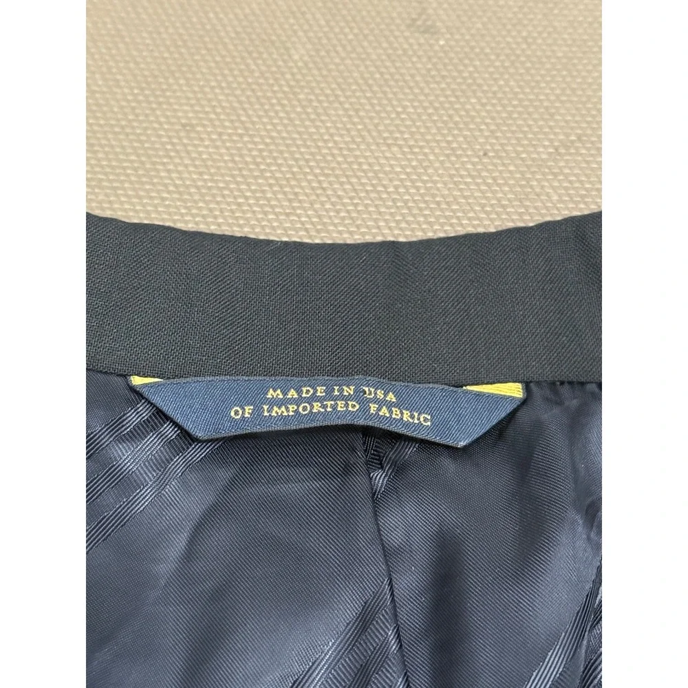 Brooks Brothers 1818 Regent Blazer Navy Wool 41R  Gold Button Sport Coat Mens